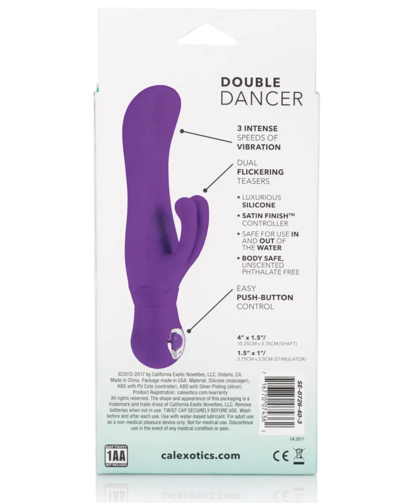 Posh Silicone Double Dancer – Purple - Image 5